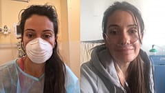 Genèvière wartet auf Tests im April und mit Sauerstoffmaske im Juni