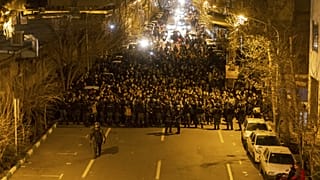 من مظاهرات يناير 2020 في طهران
