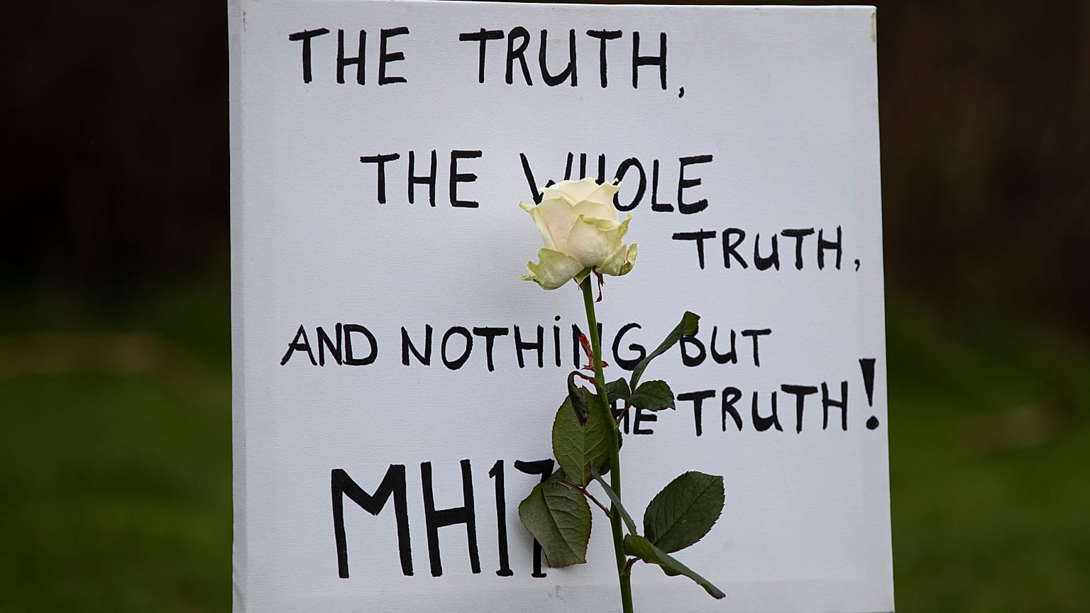Πλακάτ για την πτήση MH17