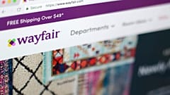 April 17, 2018, file photo shows the Wayfair website 