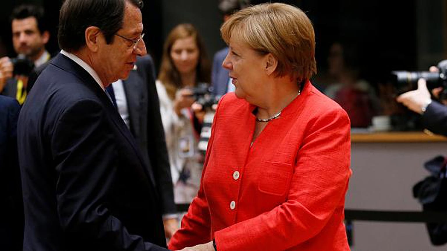 Αναστασιάδης σε Μέρκελ: Να ληφθούν μέτρα για τις έκνομες ενέργειες της Τουρκίας