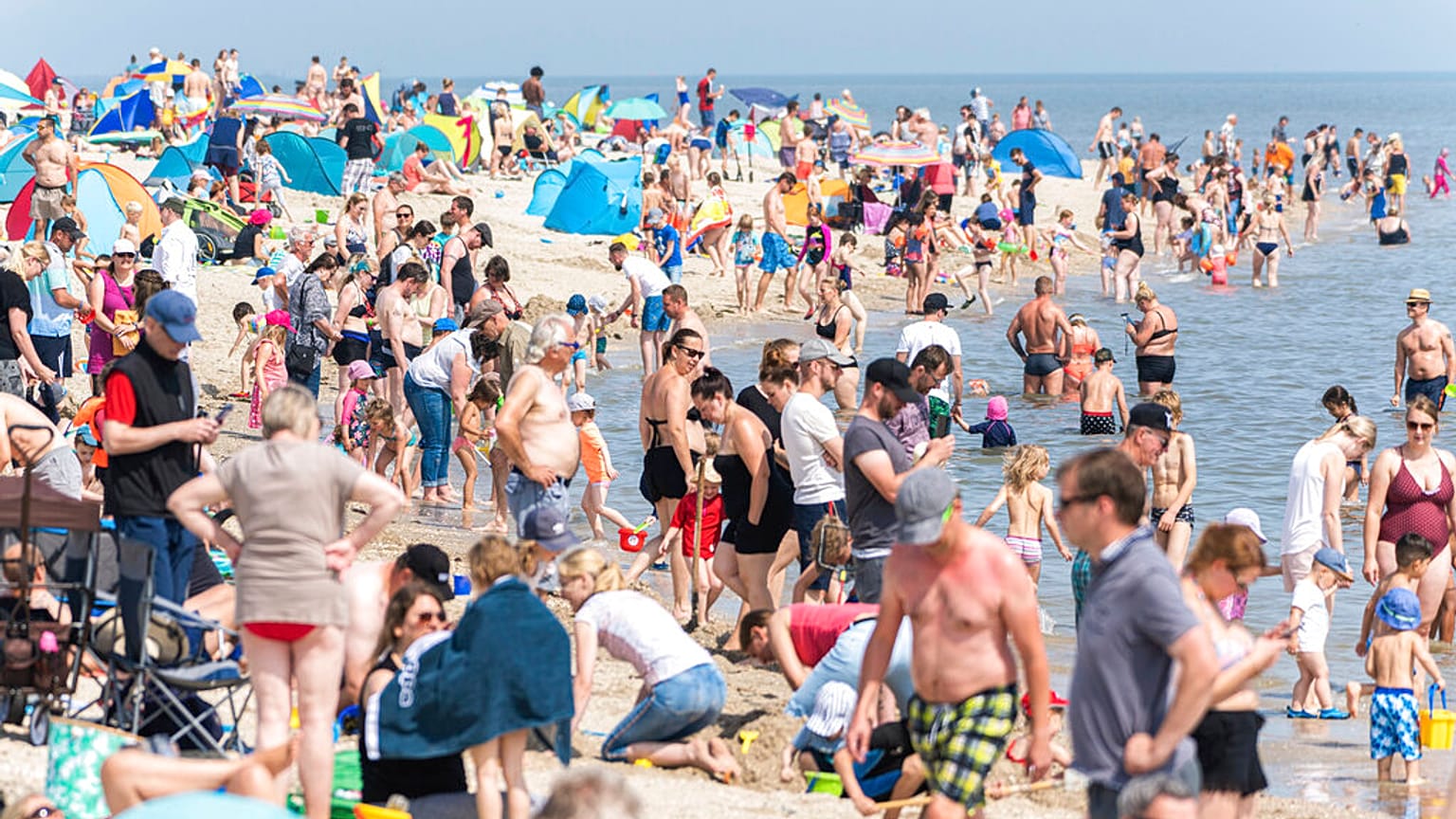 Am Strand in Schillig