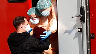 Bulovka hospital in Prague, Czech Republic, March 14, 2020. 