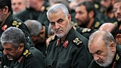 Revolutionary Guard General Qassem Soleimani attends a meeting in Tehran in 2016
