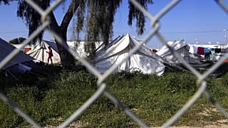 Ein Flüchtlingslager in Kokkinotrimithia außerhalb von Nikosia, Zypern, Dienstag, 3. März 2020.