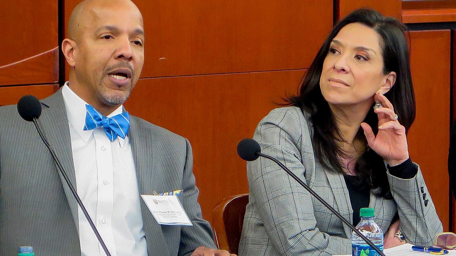 Judge Esther Salas (right) whose son was shot down in an attack at her New Jersey home.