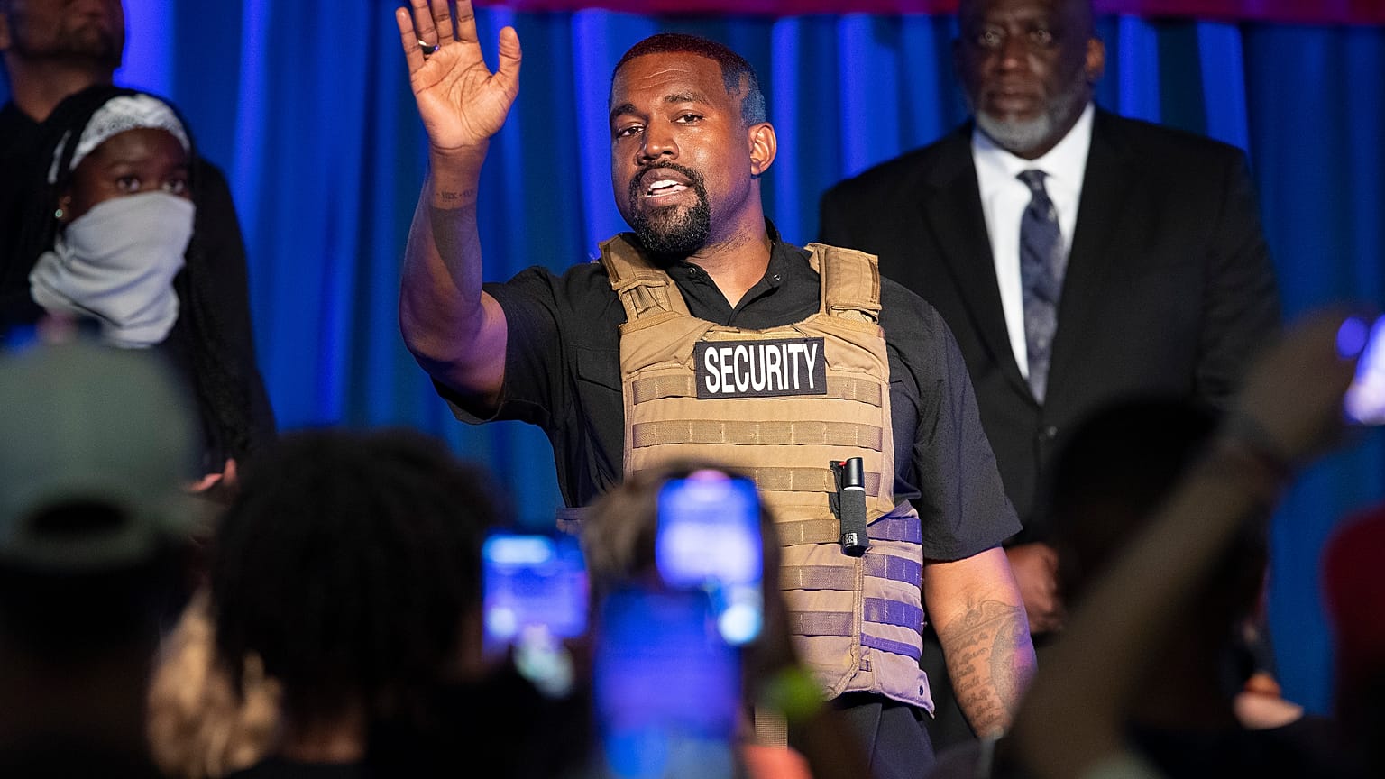 Kanye West lanza su candidatura a presidente de EEUU en un acto de campaña poco convencional