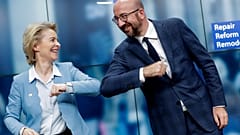 Freuen sich: Ursula von der Leyen und Charles Michel
