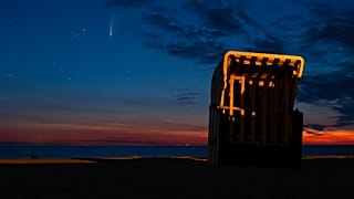 Neowise über Deutschland