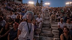 Odeon of Herodes Atticus in Athens, Greece