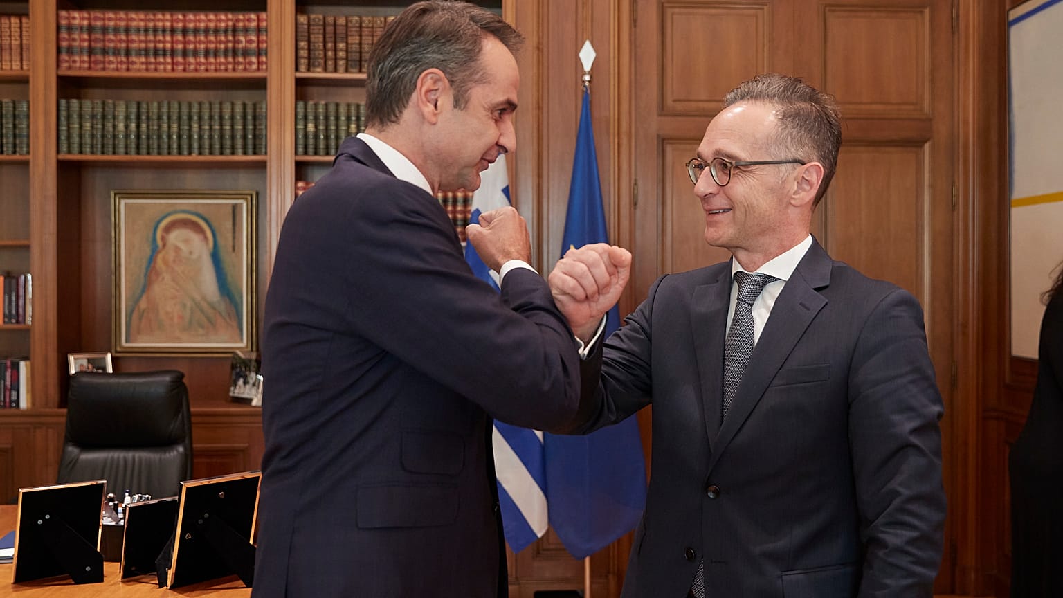 Κυριάκος Μητσοτάκης και Χάικο Μάας