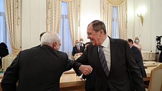 Rusya Dışişleri Bakanı Sergey Lavrov ve İranlı mevkidaşı Cevad Zarif 
