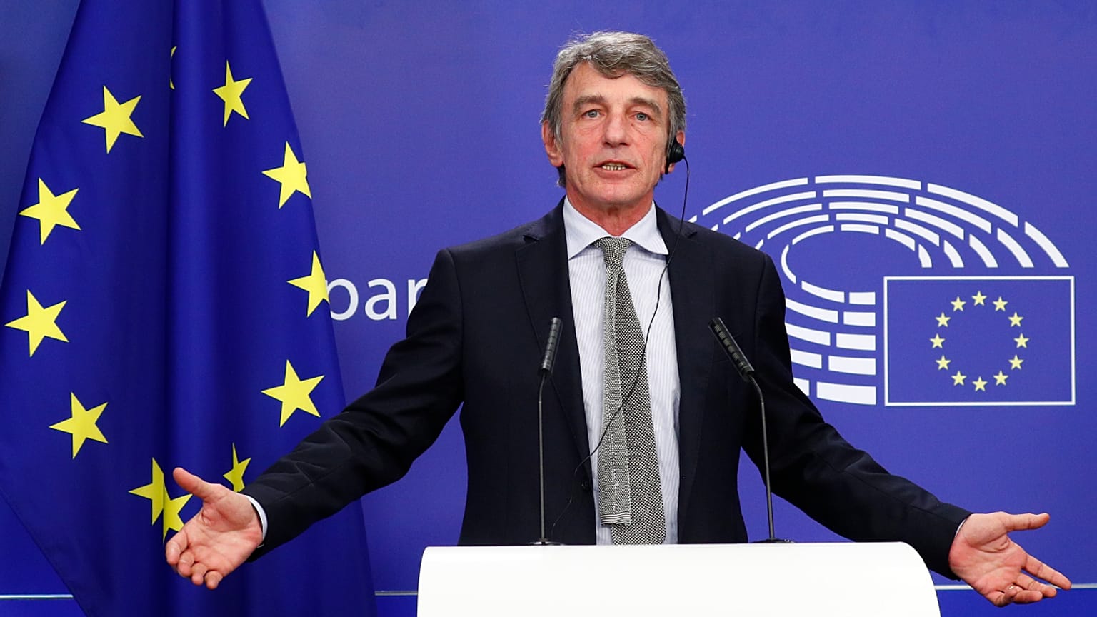 David Sassoli, Presidente do Parlamento Europeu