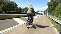 Die erste Fahrradstraße in Belgien