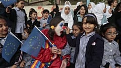 مخيم الدهيشة  للاجئين فلسطينيين يقع جنوب شرقي بيت لحم في الضفة الغربية