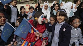 مخيم الدهيشة للاجئين فلسطينيين يقع جنوب شرقي بيت لحم في الضفة الغربية