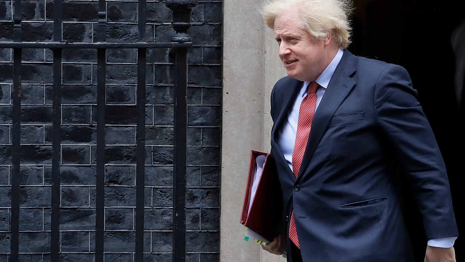 Boris Johnson at 10 Downing Street.