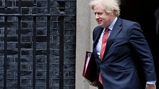 Boris Johnson at 10 Downing Street.