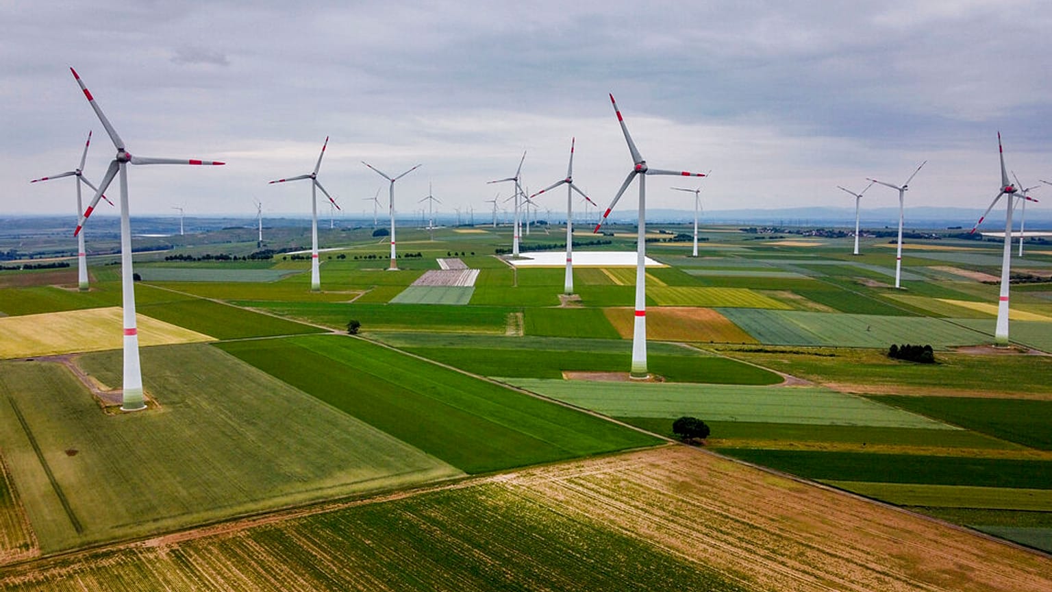 Szélenergia-farm Németországban
