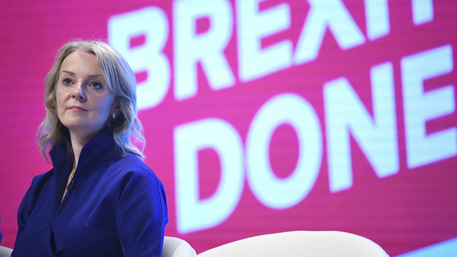 Britain's International Trade Secretary Liz Truss