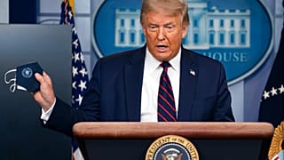 Trump und die Maske