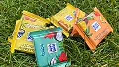 Mini-Ritter Sport Schokolade Sommerversion - im geschützten Quadrat-Format