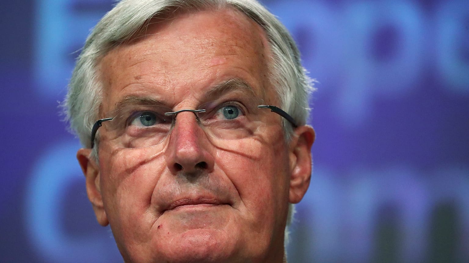 European Union's chief Brexit negotiator Michel Barnier gives a news conference after Brexit talks, in Brussels, Belgium, Friday, June 5, 2020.