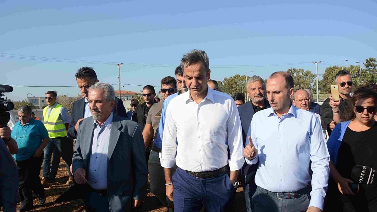 Ο ΚυριάκοςΜητσοτάκης στο Μάτι