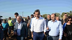 Ο ΚυριάκοςΜητσοτάκης στο Μάτι