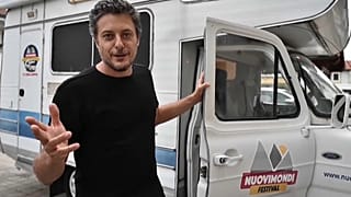 Fabio Gianotti fait du cinéma ambulant à bord de son camping car