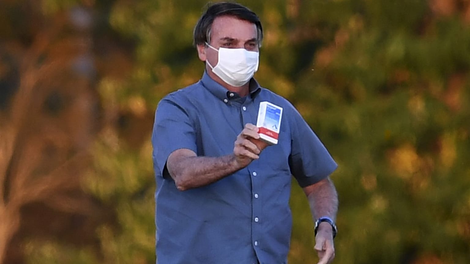 Bolsonaro mit Chloroquin