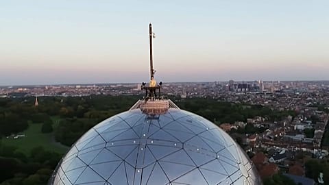 Geheimes DJ-Setauf dem Brüsseler Atomium 