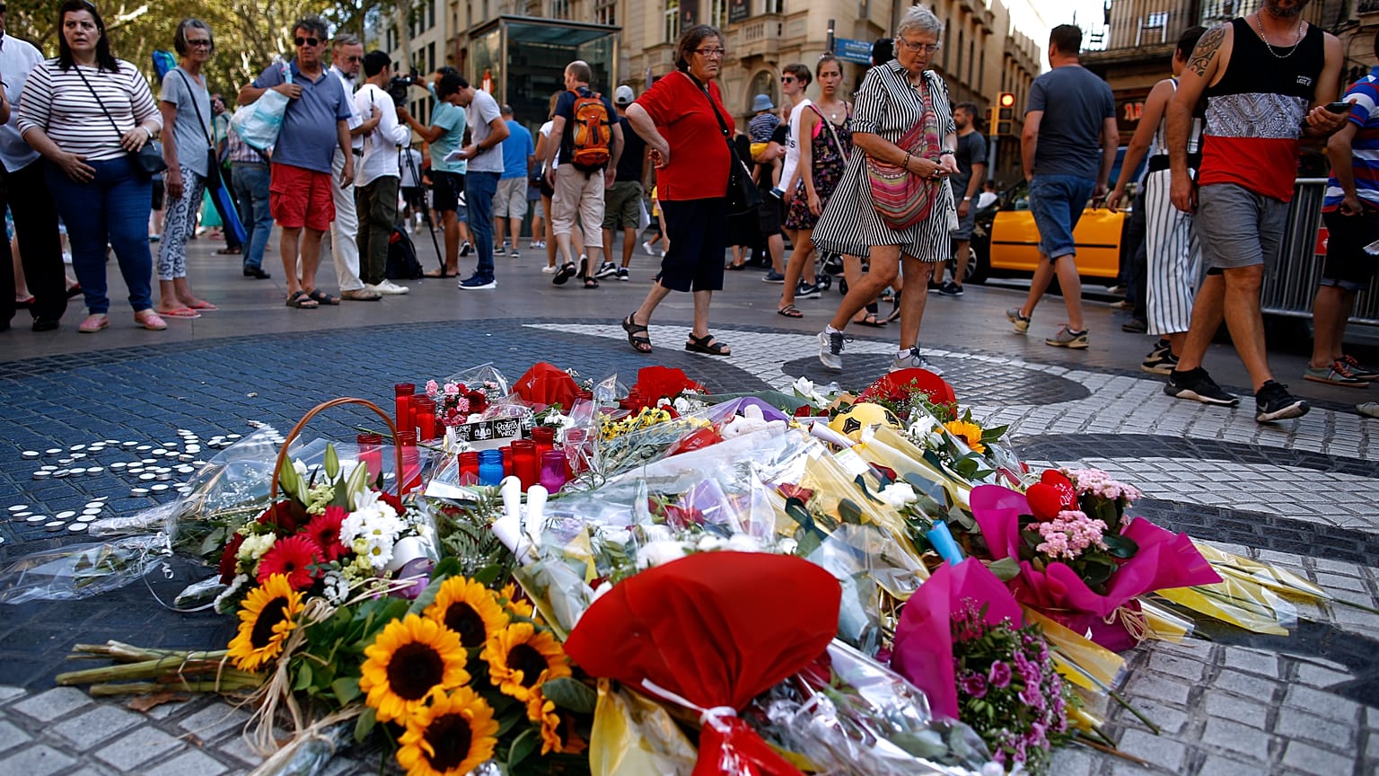 14 people were killed when a van drove into pedestrians on Barcelona's historic Las Ramblas in August 2017.