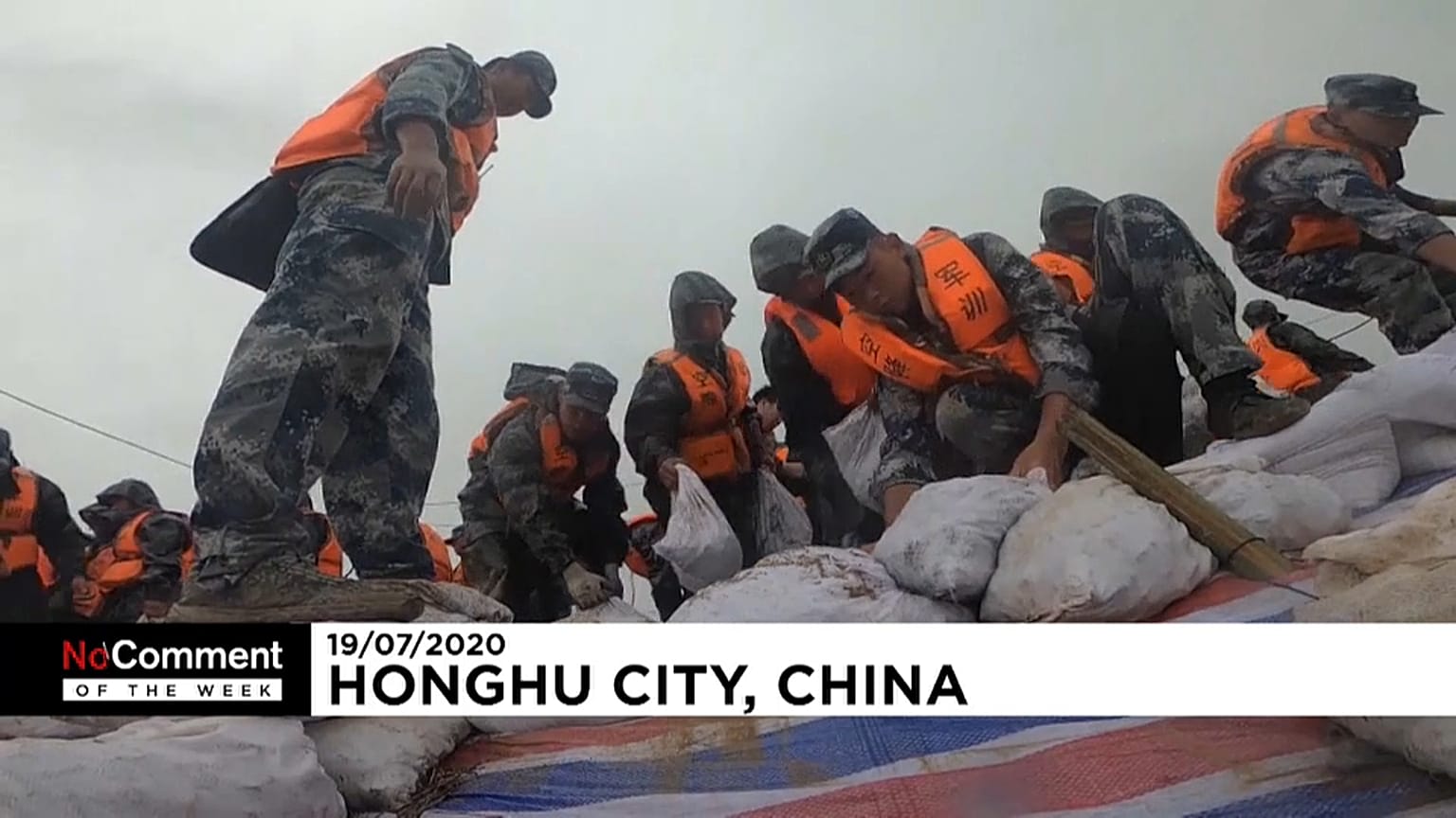 El Ejército chino se ha movilizado para socorrer a los damnificados de las inundaciones 