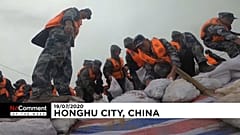 El Ejército chino se ha movilizado para socorrer a los damnificados de las inundaciones 