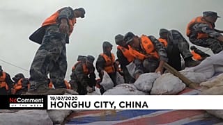 El Ejército chino se ha movilizado para socorrer a los damnificados de las inundaciones