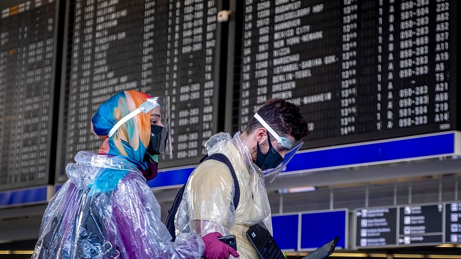 Am Flughafen Frankfurt