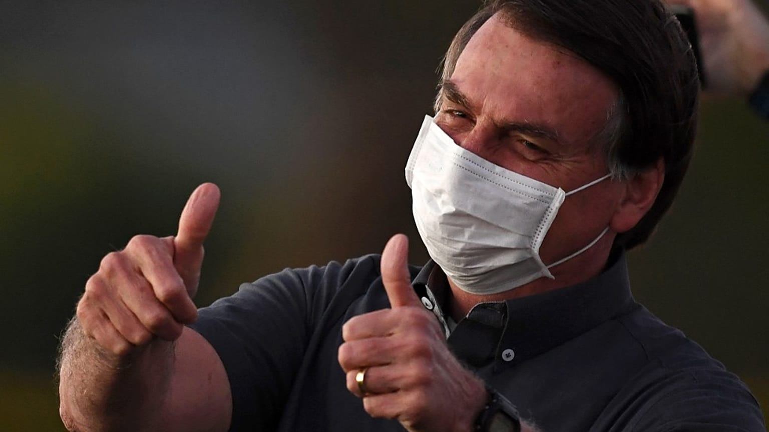 Bolsonaro am 20. Juli in seinem Regierungssitz in Brasilia.