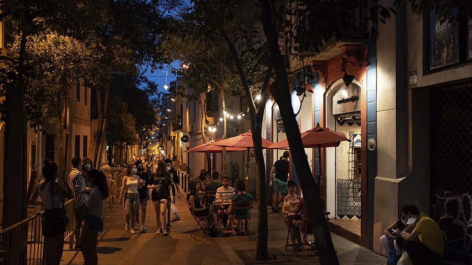 Barselona'da gece hayatı  