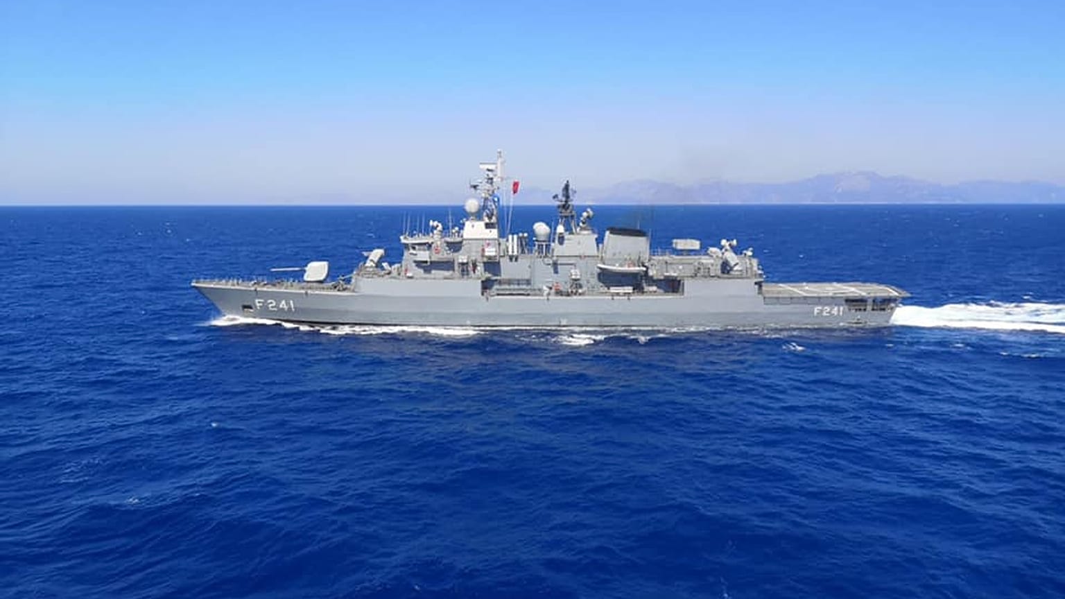 Turkish war ship