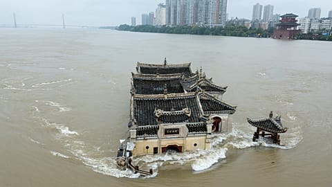 Hochwasser in Hubei