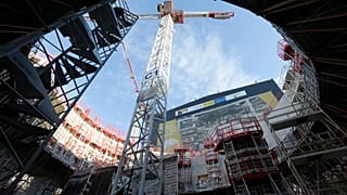 The Tokamak complex is pictured at the construction site of the ITER, in the CEN of Cadarache, in Saint-Paul-Lez-Durance, southern France