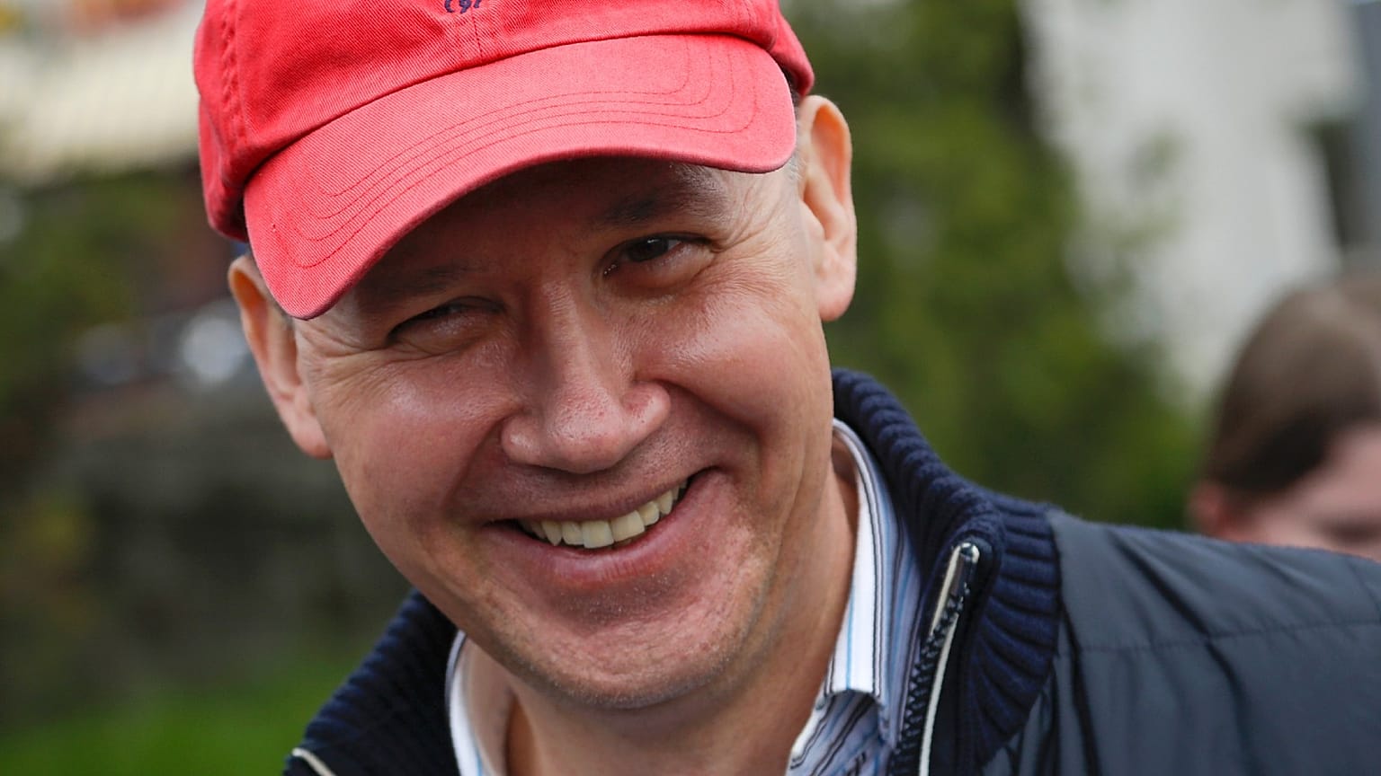 Valery Tsepkalo pictured in Minsk, Belarus, on May 26, 2020