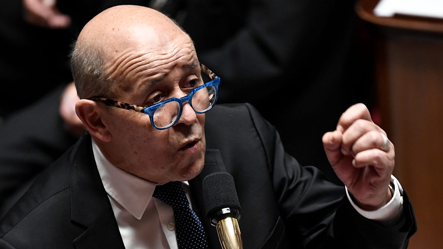 Fransa Dışişleri Bakanı Jean-Yves Le Drian