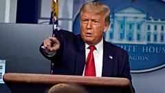 Trump previously touted the anti-malaria drug in March despite health officials warnings of significant side effects. 