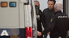 Emilio Lozoya tras su detención en España el pasado mes de febrero