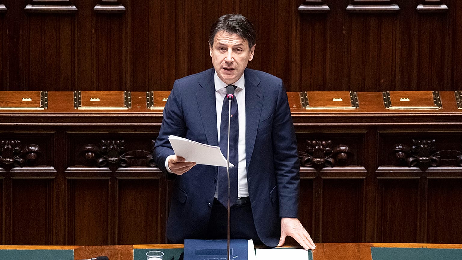 Il premier italiano Giuseppe Conte