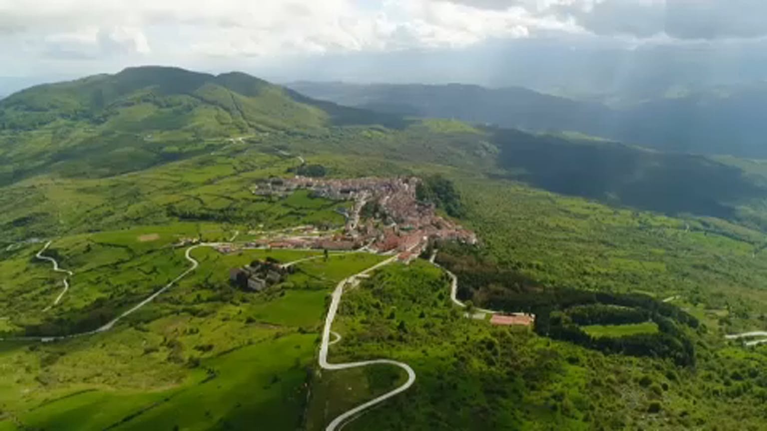San Giovanni in Galdo felülnézetből