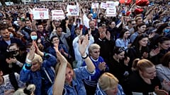 Митинг в поддержку Светланы Тихановской.