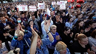 Митинг в поддержку Светланы Тихановской.